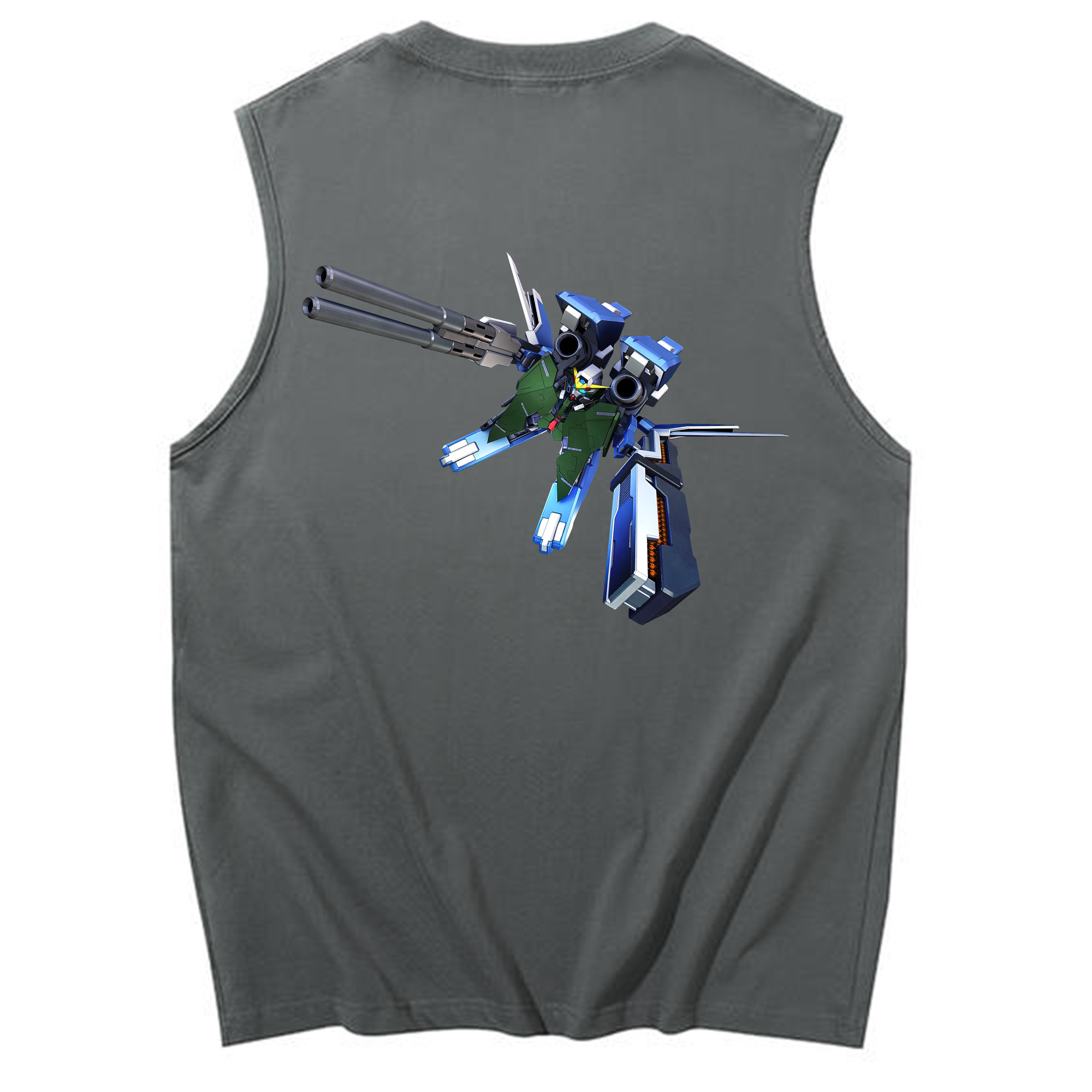 （画像用） 機動戦士ガンダム Mobile Suit Gundam コットン100％タンクトップ（背面プリント）